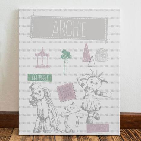 Personalised In The Night Garden Magic Garden Canvas Extra Image 1